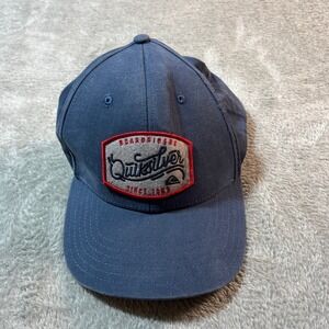 Quiksilver‎ Boardriders Hat Adult OS Blue Adjustable Back Blue Cap Surf Skate